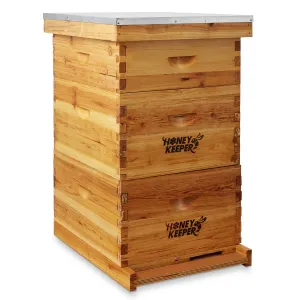 3-Tier Complete 10 Frame Langstroth Waxed Beehive Kit