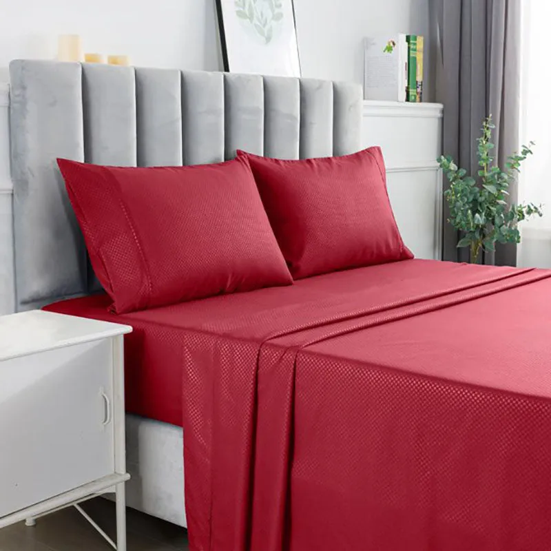 4-Piece Checkered Sheet Set