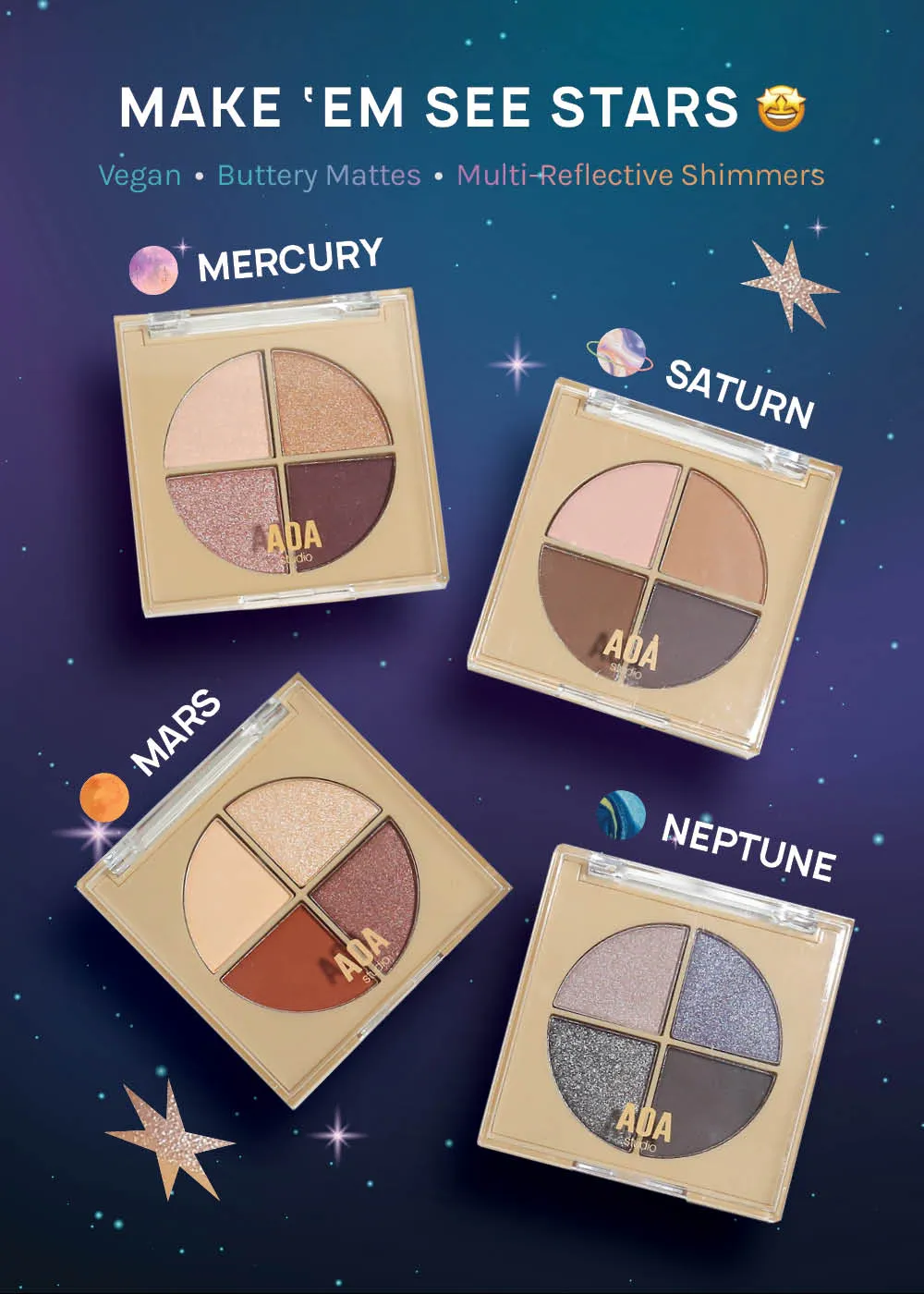 AOA Orbit Eyeshadow Quads