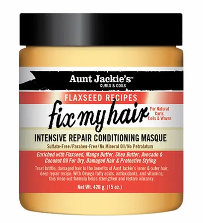 Aunt Jackie's Curls & Coils Flaxseed Fix My Hair Masque