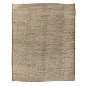 Brown Zameen Transitional Wool Rug - 14' x 15'11"