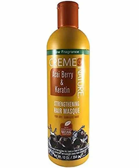 Creme Of Nature Acai Berry And Keratin Strengthening Hair Masque