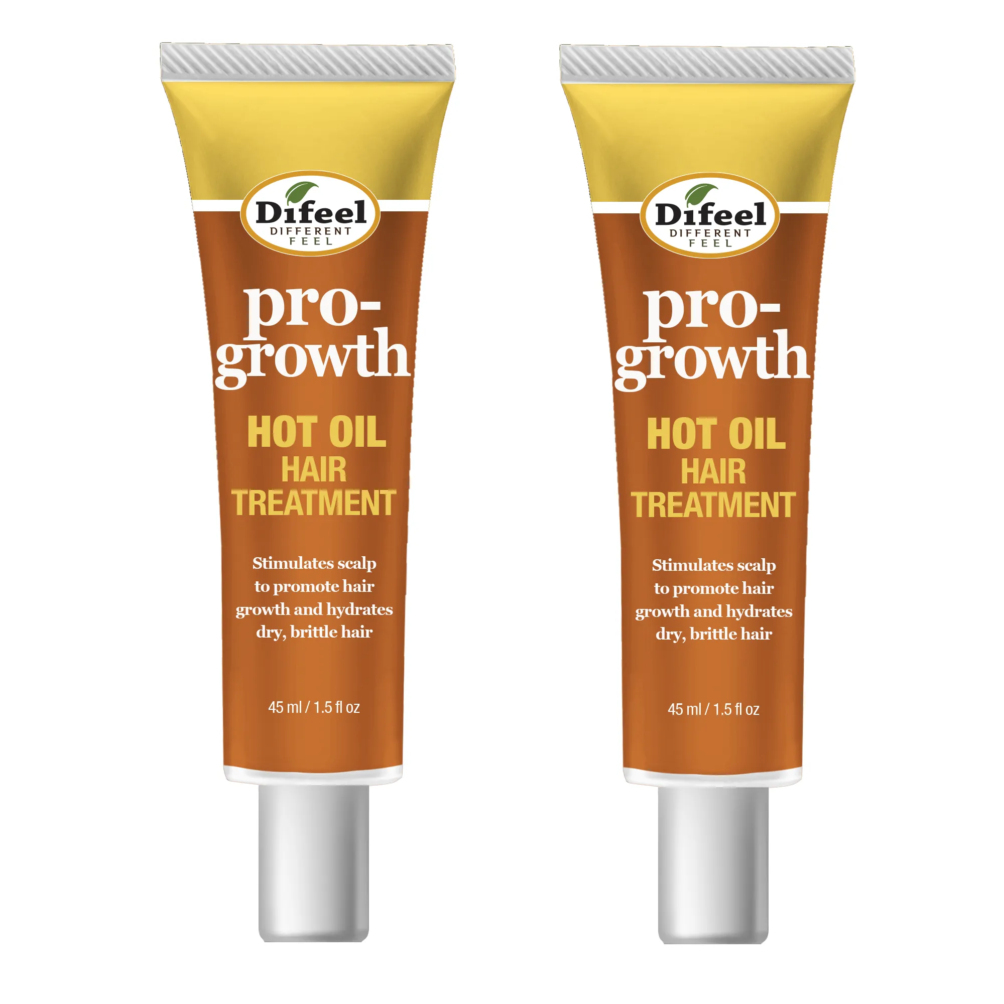 Difeel Hot Oil Pro-Growth Hair Treatment 1.5 oz. (Pack of 2)