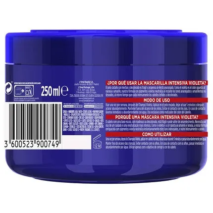 Elvive Color-Vive Violet intensive mask 250ml, L'Oreal