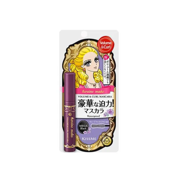 Isehan Kiss Me Heroine Volume & Curl Mascara EX - Black