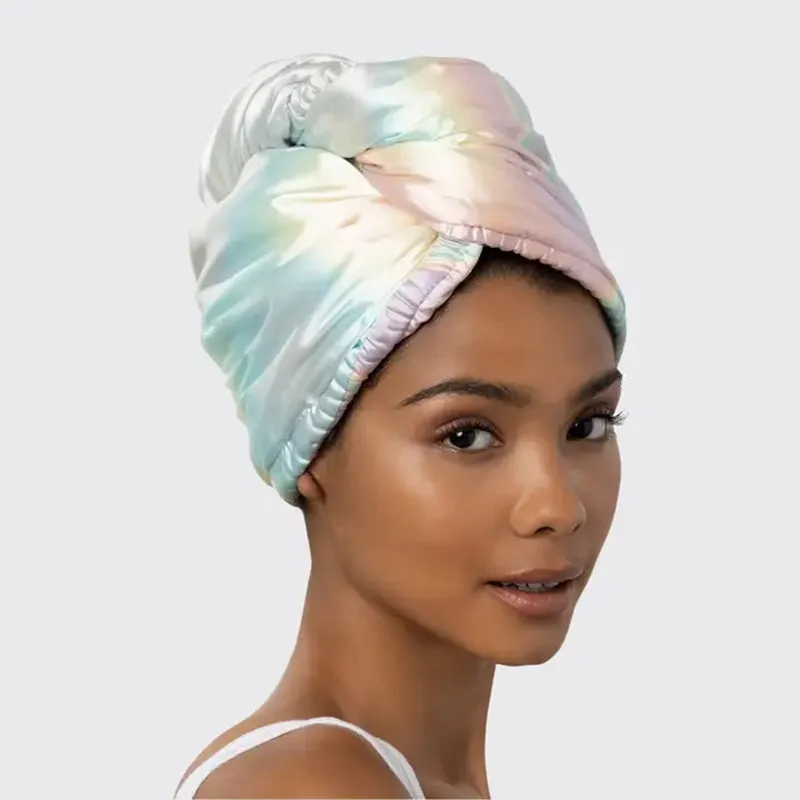 KITSCH | Satin-Wrapped Hair Towel - Aura