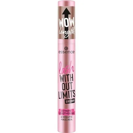 Lash Without Limits Brown mascara for extreme lengthening and volume, 13 ml, Essence