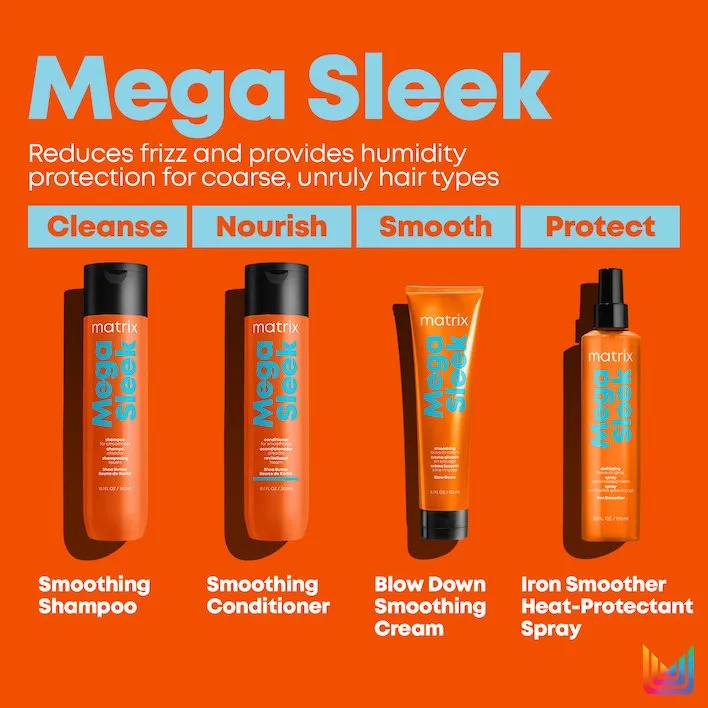 Matrix Mega Sleek Iron Smoother Leave In Spray