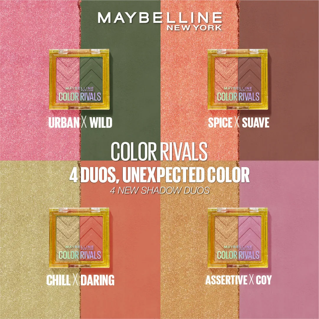 Maybelline New York Color Rivals Eyeshadows Chill X Daring