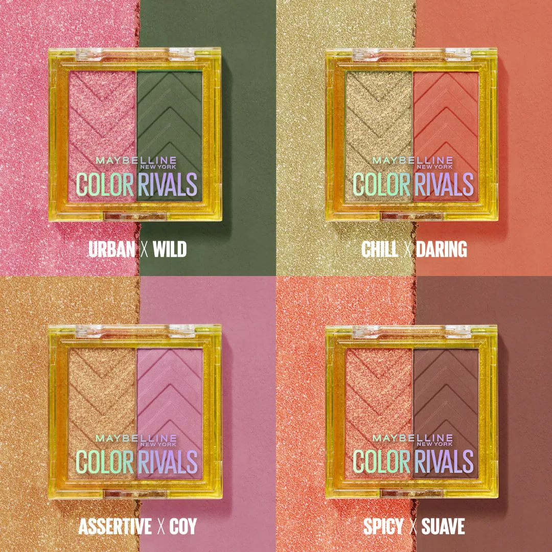 Maybelline New York Color Rivals Eyeshadows Chill X Daring