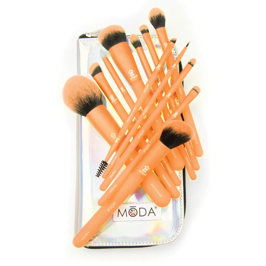 MŌDA® Totally Electric Neon Orange Full Face Kit