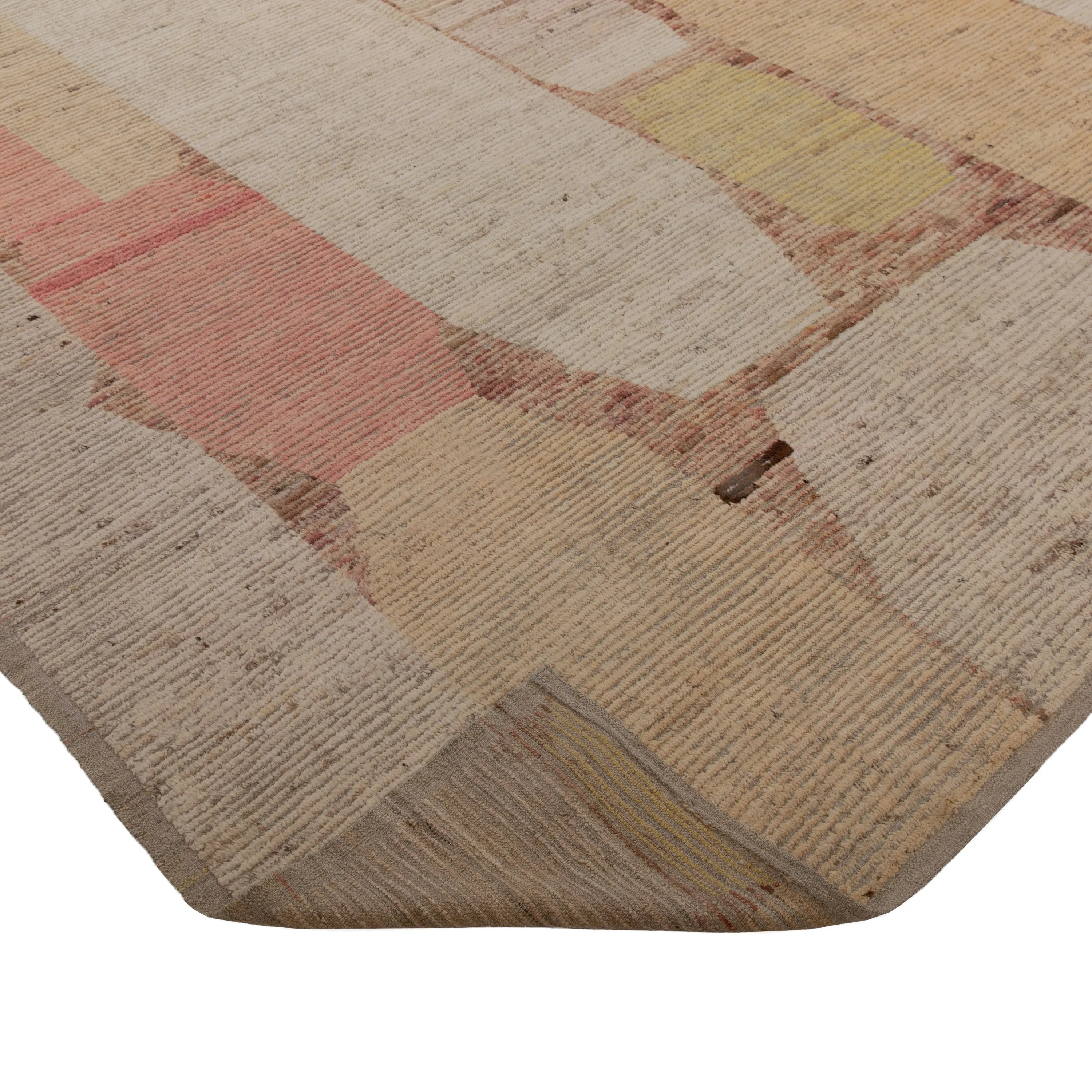 Natural Zameen Transitional Wool Rug - 9'9" x 13'11"