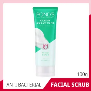 POND'S Clear Solution Anti-Bacterial Facial Scrub - 100g