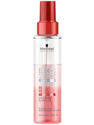 Schwarzkopf BC Bonacure Hairtherapy Cell Perfector Repair Rescue Reversilane S.O.S. Elixir 3.38oz / 100ml