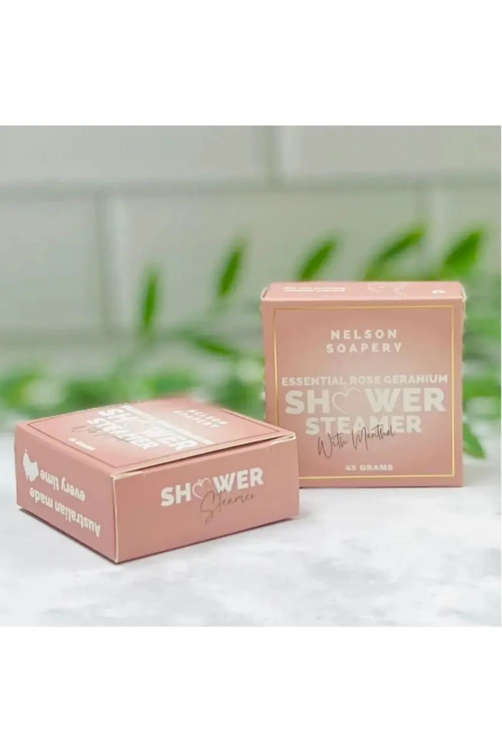 SHOWER STEAMER ROSE GERANIUM