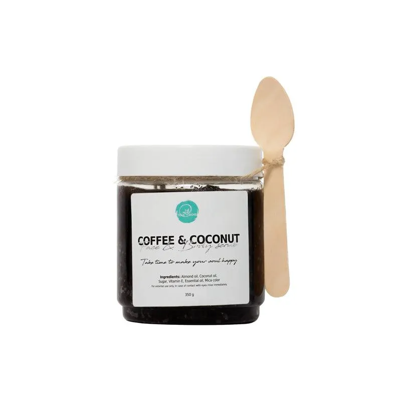 Soul & More Coffee & Coconut Face & Body  Scrub 350g