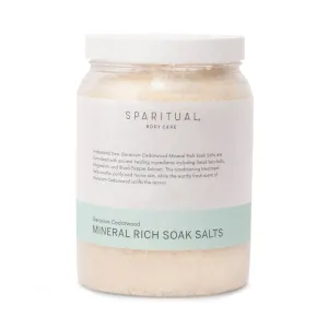 Sparitual Geranium Cedarwood Mineral Rich Soak Salts 1892ML - PRO SIZE