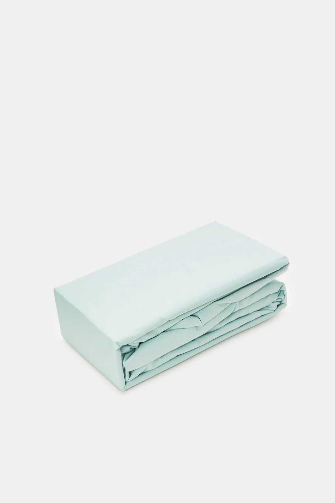 Teal Solid Fitted Sheet (Twin Size)