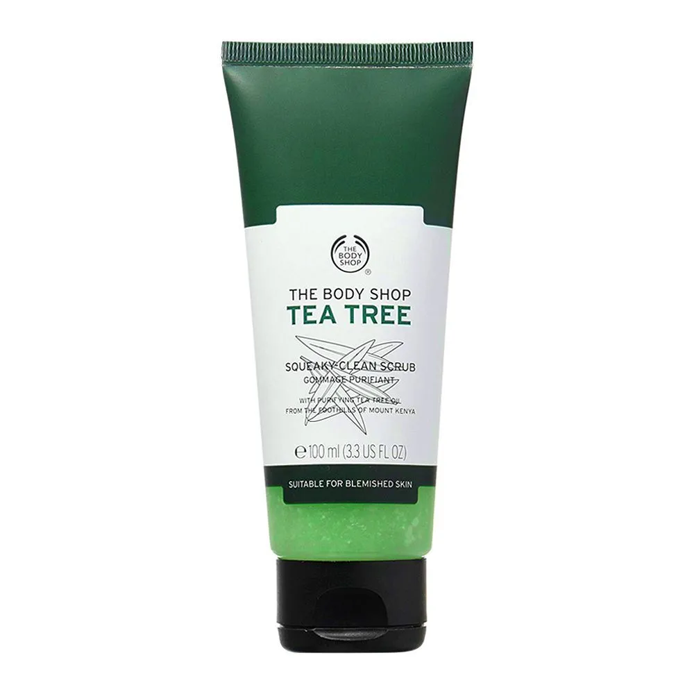 The Body Shop Tea Tree Squeaky Clean Scrub 100Ml .